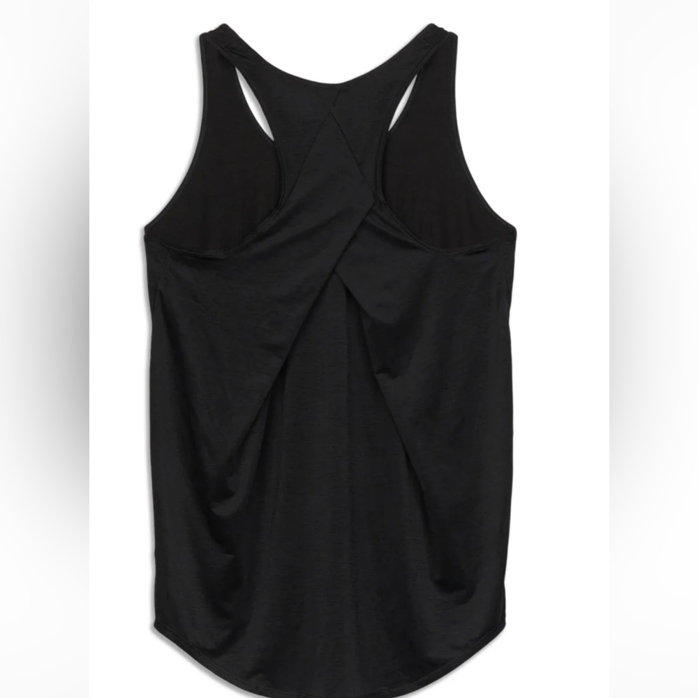 Lululemon Athletica Pink Pleated Sleeveless Tank Top SIZE 6 TWO BLACK AND PINK - Picture 4 of 4
